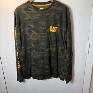 Caterpillar Camouflage Long Sleeve Shirt
